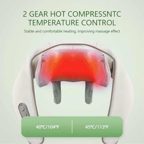 26W Brushless Motor Neck and Shoulder Massager Wireless Shoulder and Back Kneading Massage Shawl Neck Masajeador