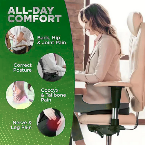 Ultimate Comfort Orthopedic Seat Cushion Pillow for Pain Relief